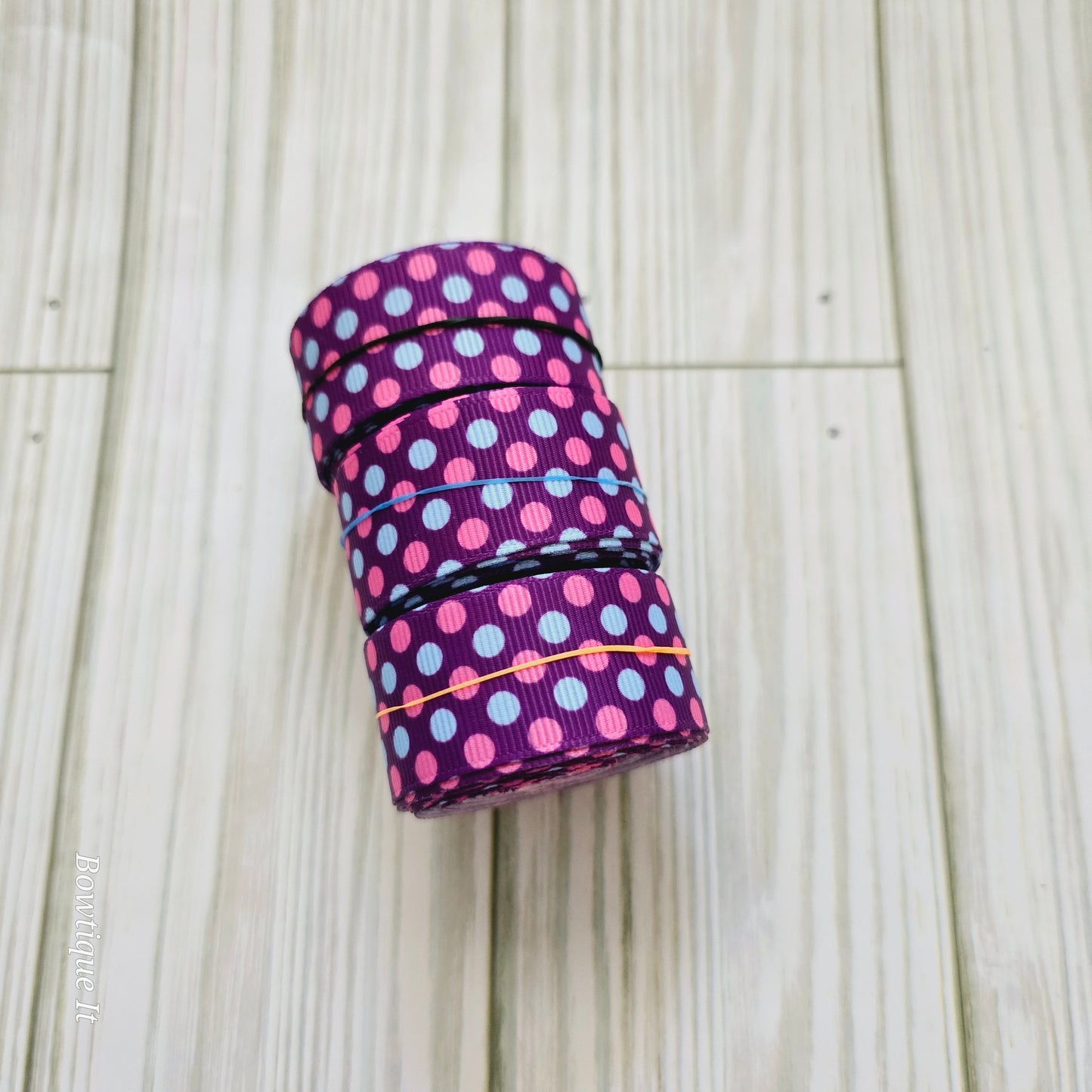 Pink/Blue Dots Ribbon