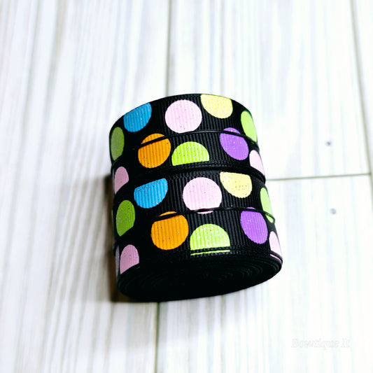 Colorful Big Dots Ribbon