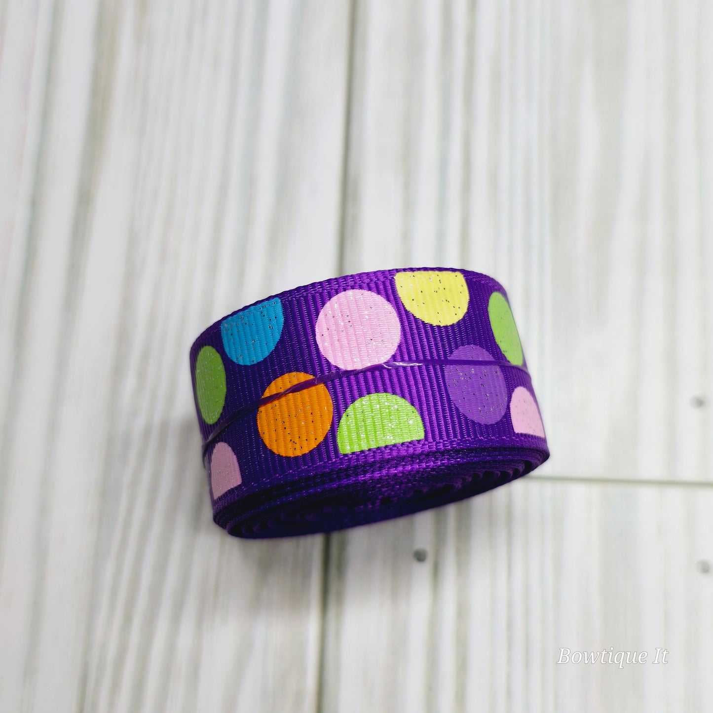 Colorful Big Dots Ribbon