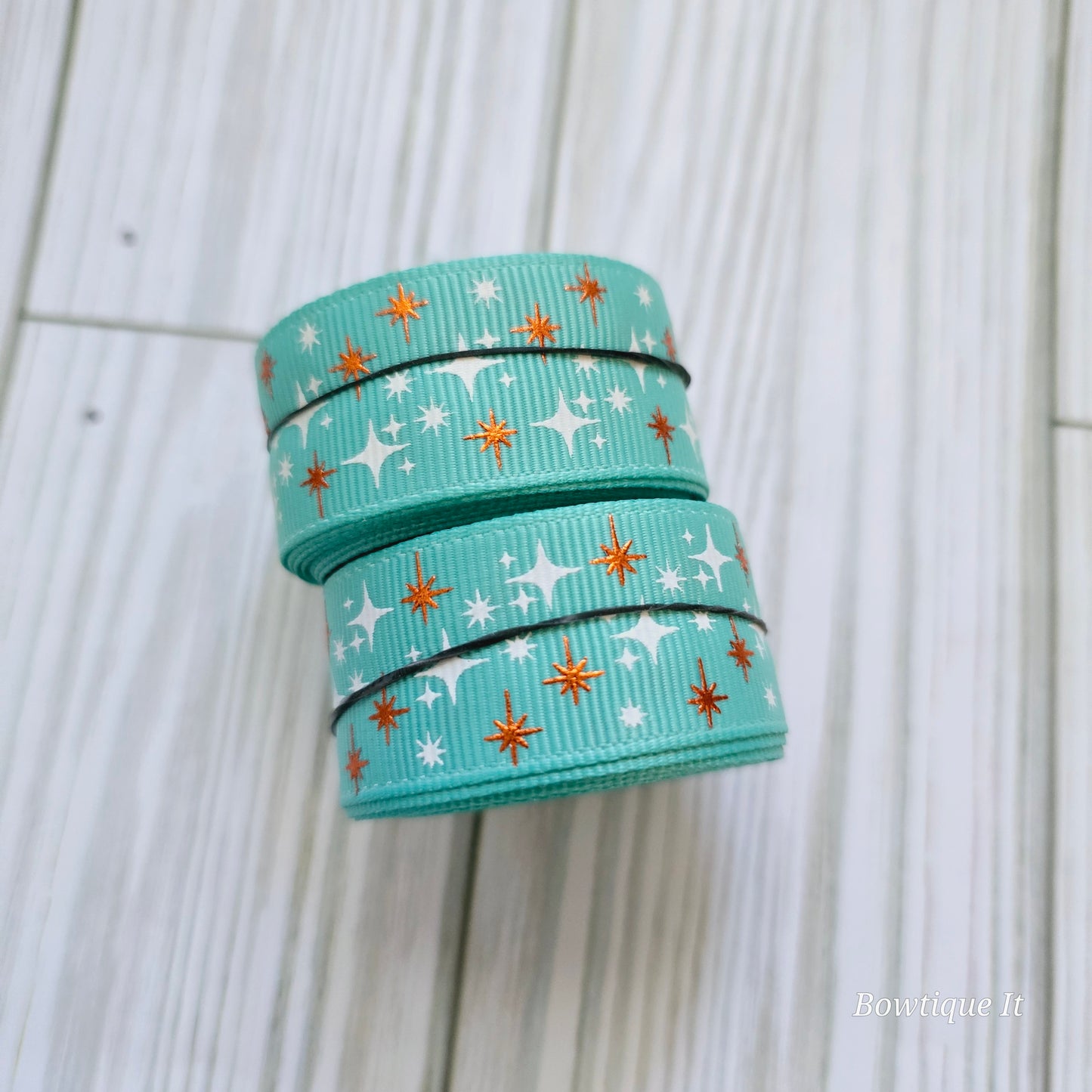 5y - Twinkle Stars Ribbon