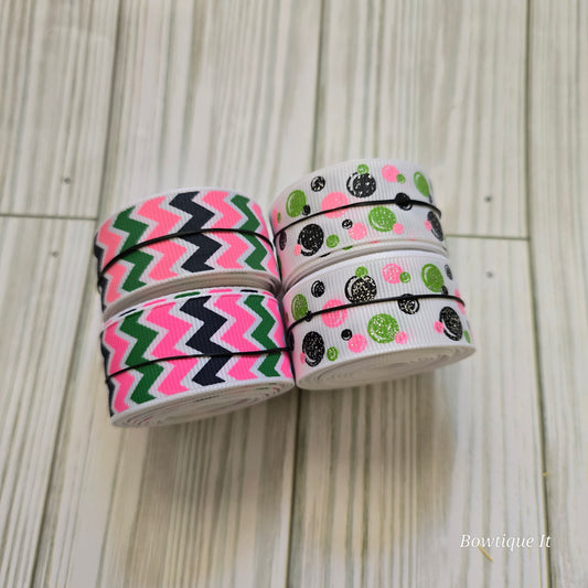 5y - Chevron & Dots Ribbon