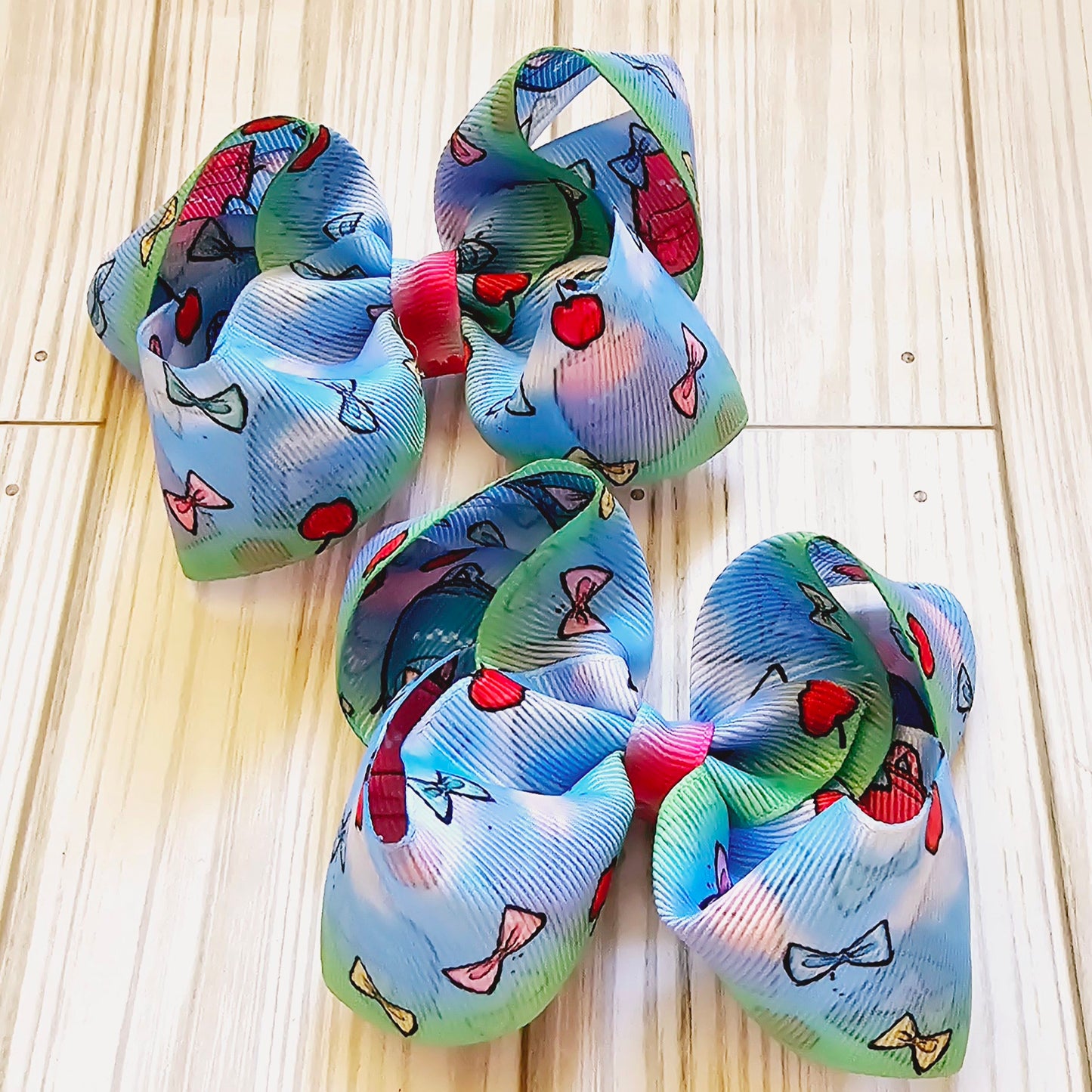 Backpacks, Apples & Bow Boutique Hairbow