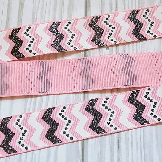 Chevron Dots Ribbon