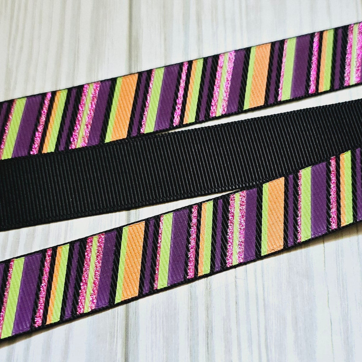 Halloween Stripes Ribbon