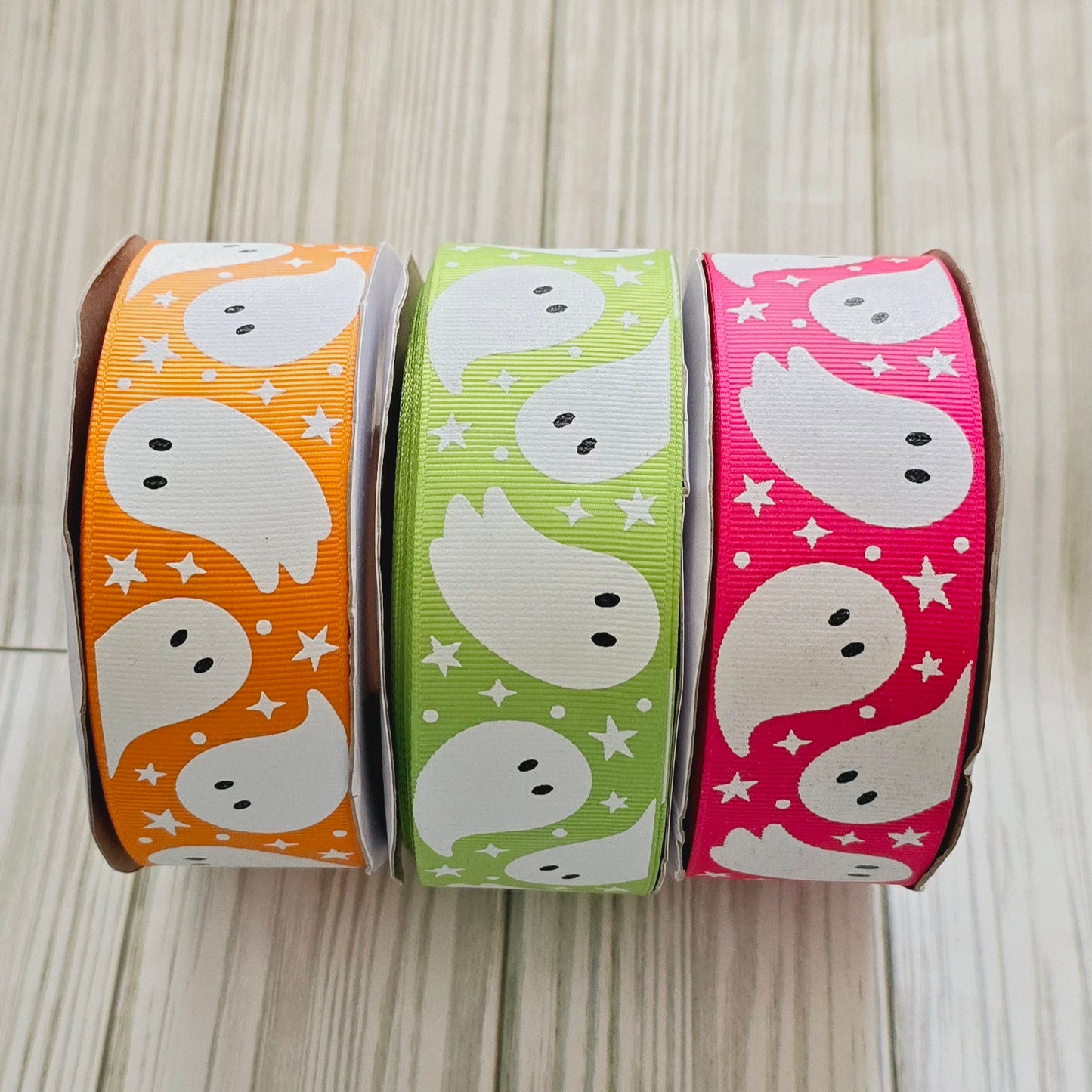 Glow Ghost & Stars Ribbon