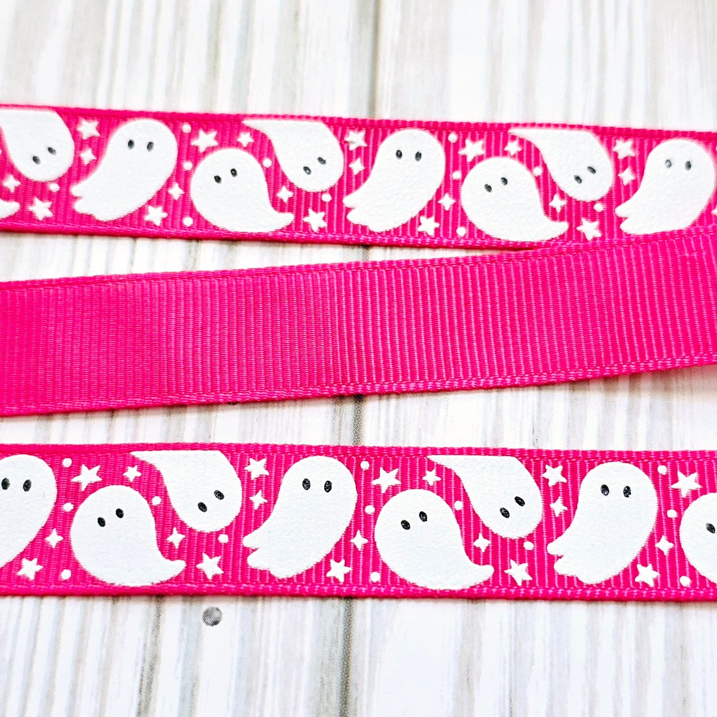 Glow Ghost & Stars Ribbon