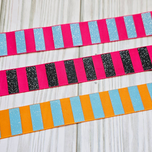 Glitter Stripes Ribbon