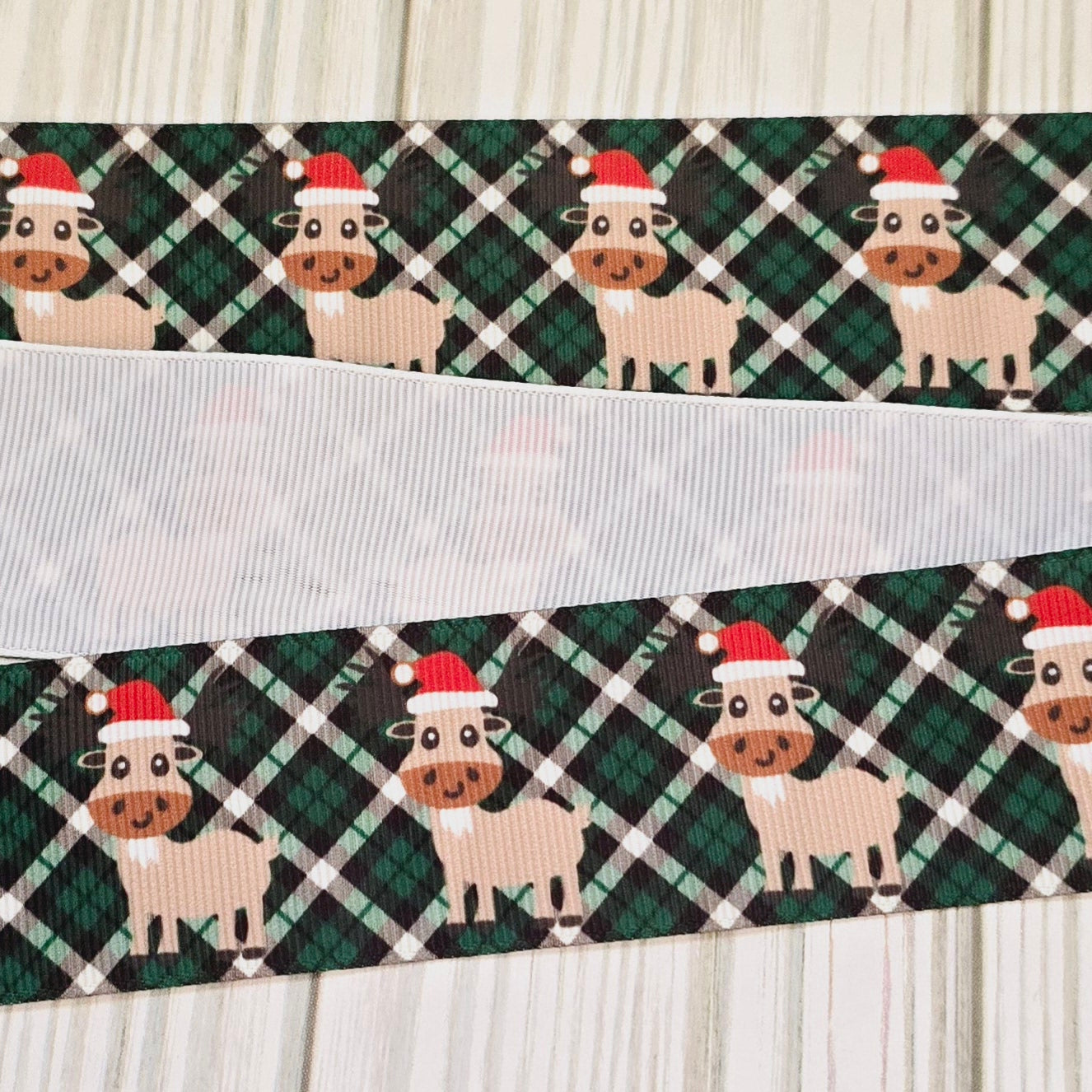 Christmas Moose Ribbon