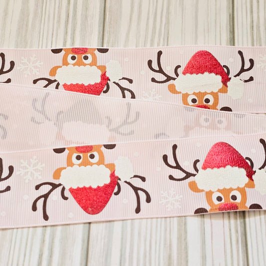 Red Nose Reindeer Ribbon