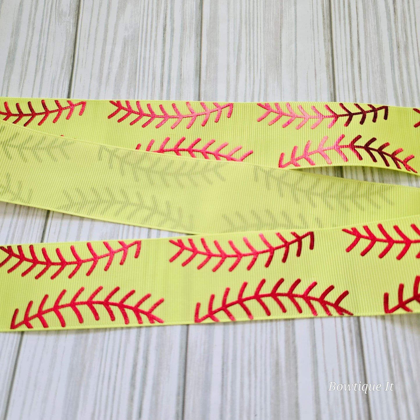 Baseball/Softball Stitches Ribbon