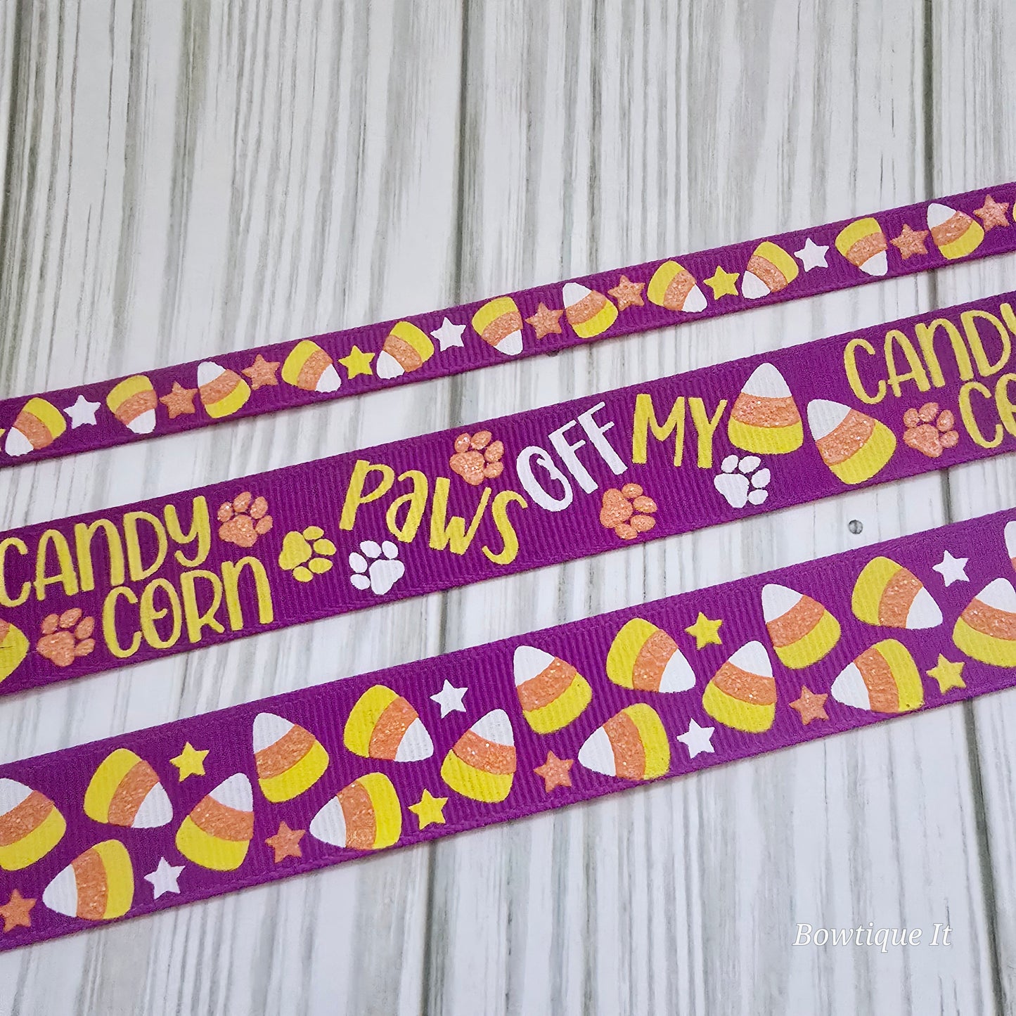 Paws off my Candy Corn Ribbon Collection