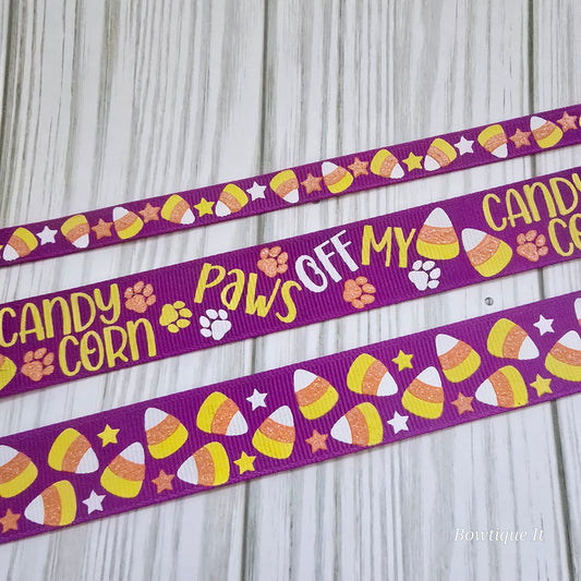 Paws off my Candy Corn Ribbon Collection