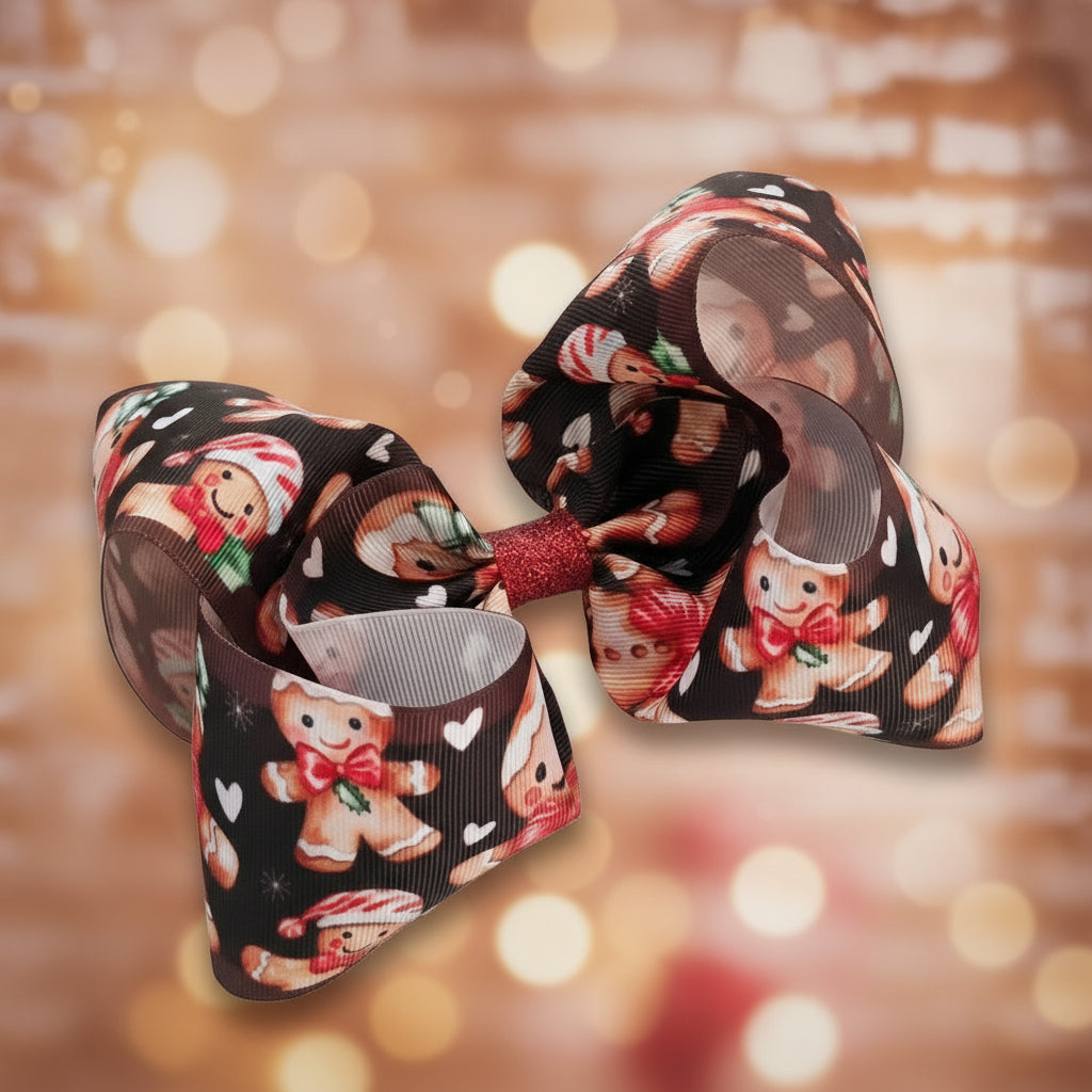 Gingerbread Boutique Hairbow