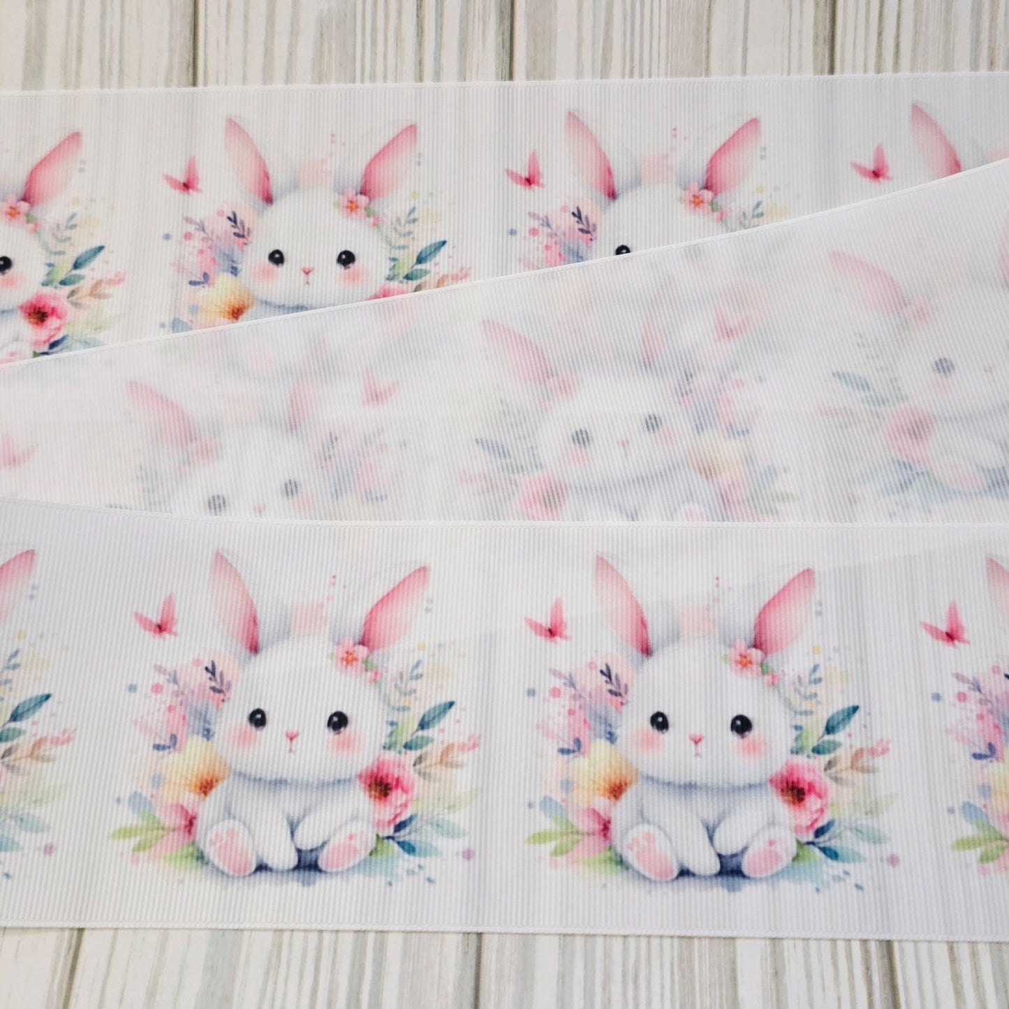 Spring Bunny Grosgrain Ribbon