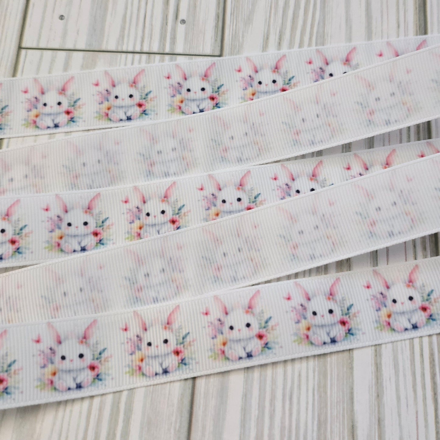 Spring Bunny Grosgrain Ribbon