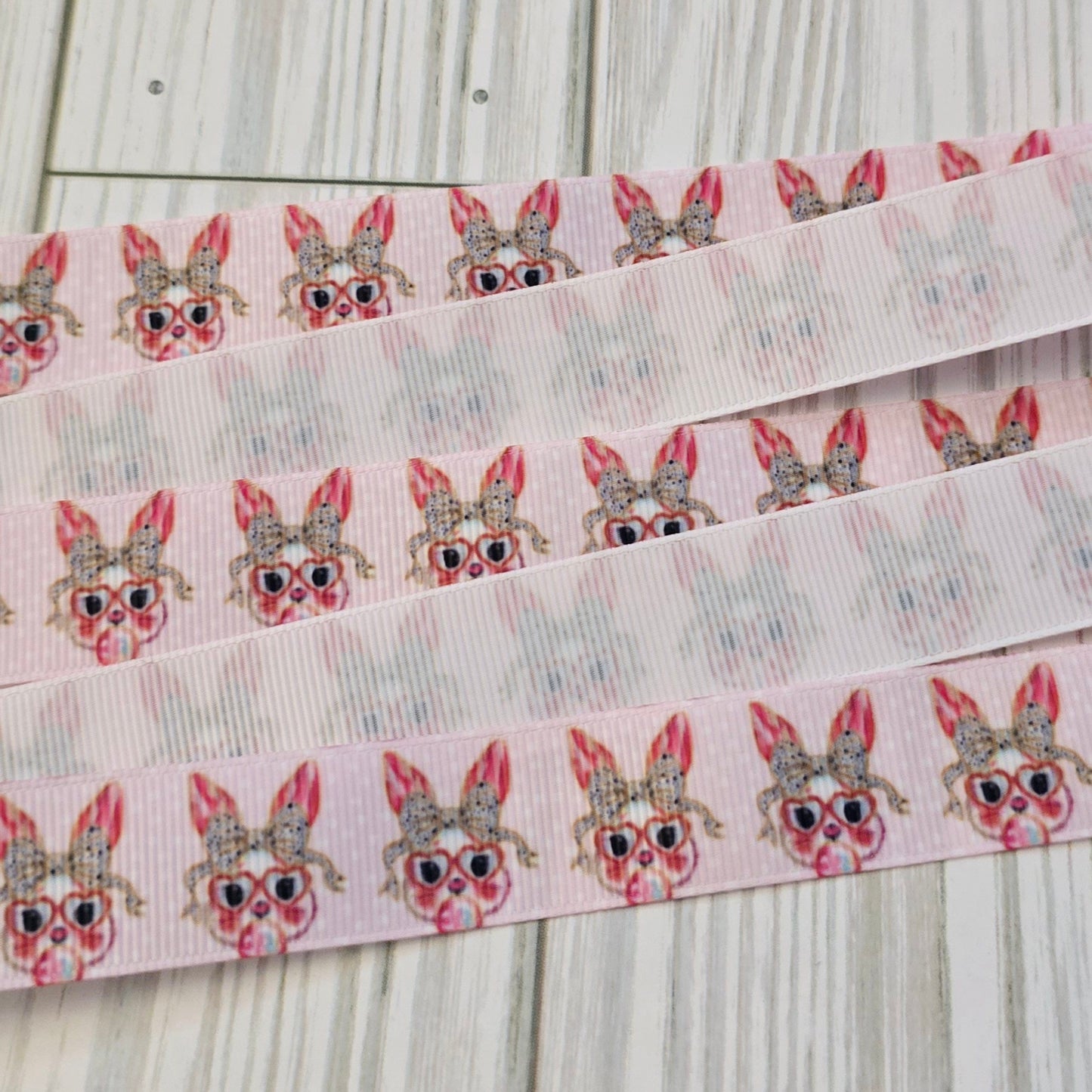 Coquette Bunny Grosgrain Ribbon