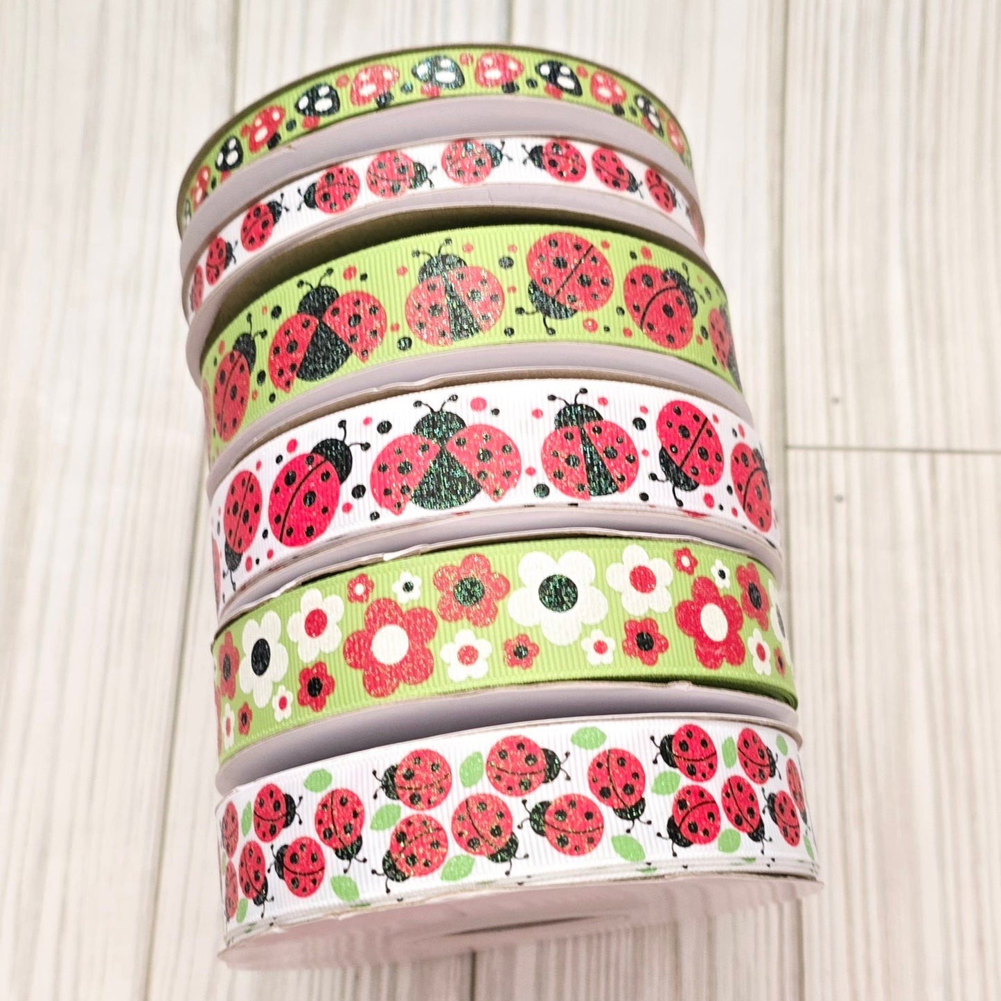 Ladybug Gosgrain Ribbon Collection