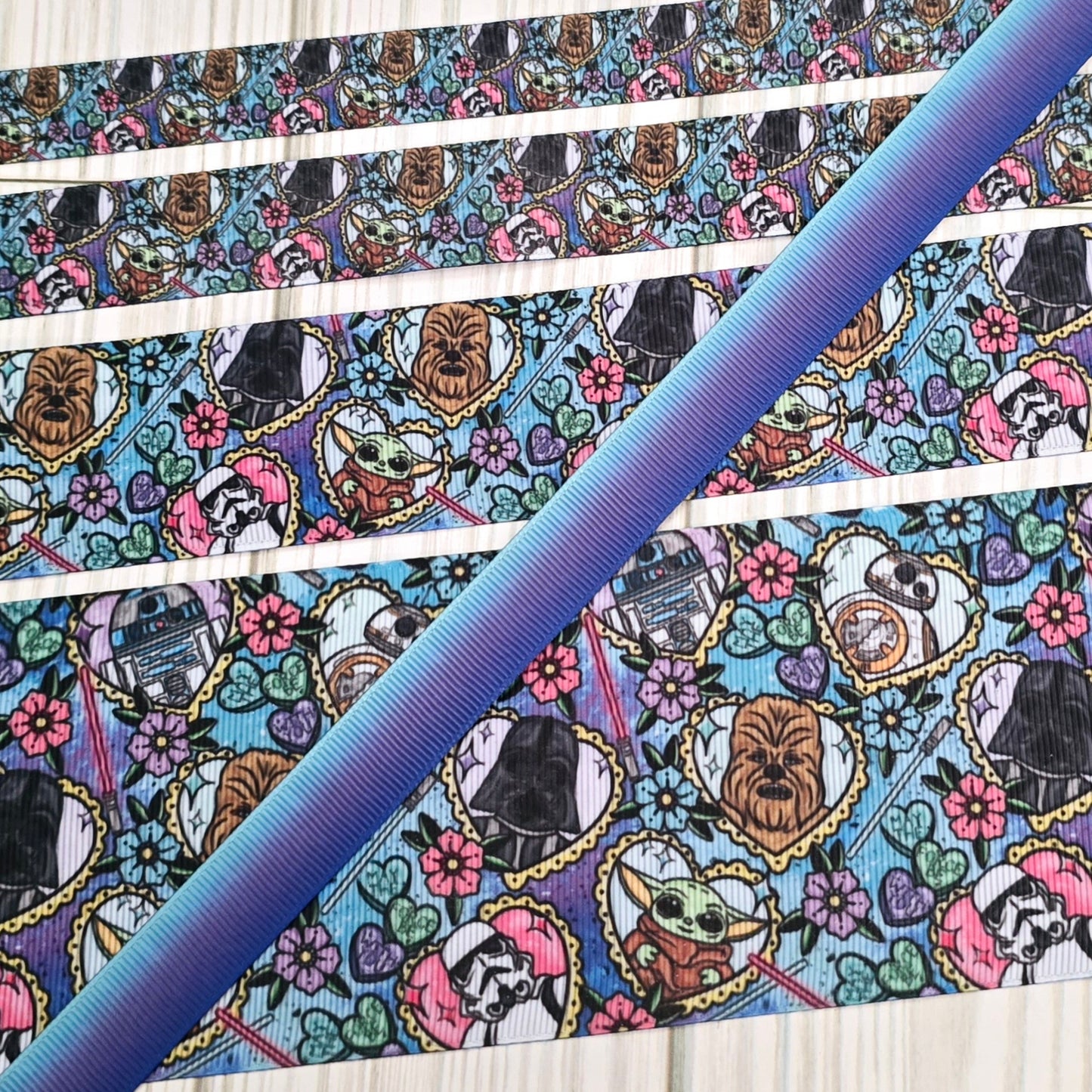 Space Friends Grosgrain Ribbon