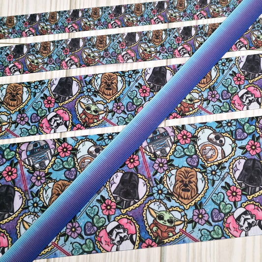 Space Friends Grosgrain Ribbon