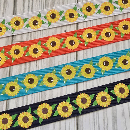 Sunflower Glow Grosgrain Ribbon