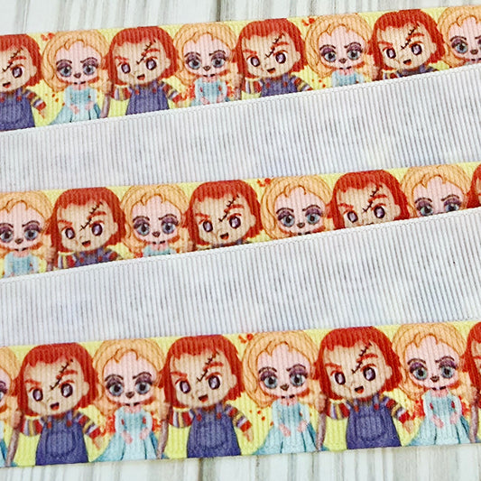 Horror Dolls Grosgrain Ribbon