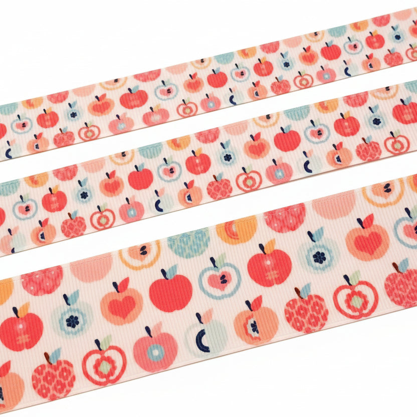 Apple Confetti Cuties Grosgrain Ribbon Collections
