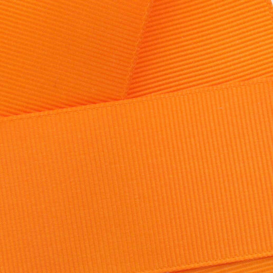 #668 Tangerine Orange Grosgrain Ribbon