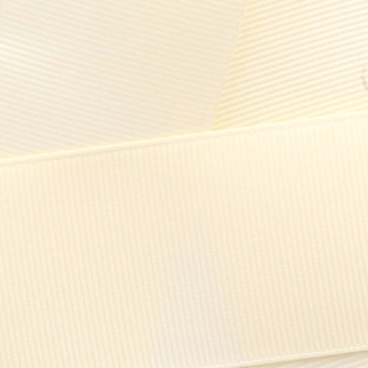 #815 Cream Grosgrain Ribbon