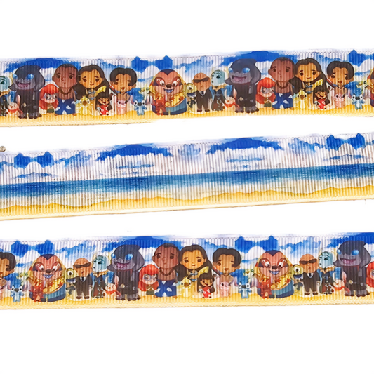 Blue Alien & Friends Ribbon