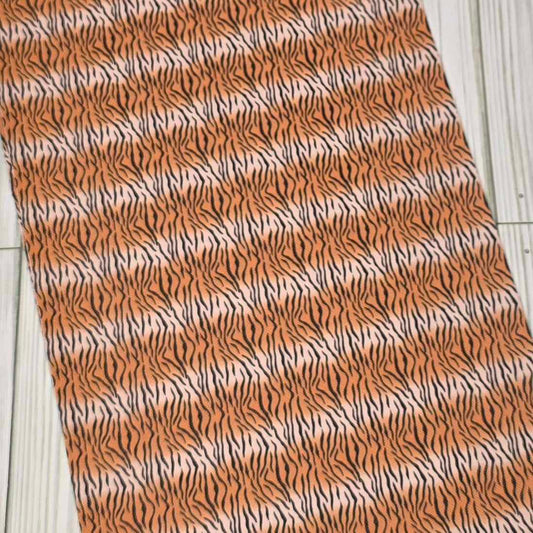 Tiger Print Faux Leather